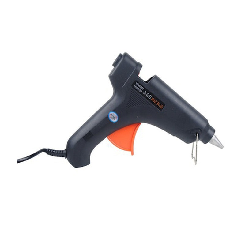 Pistol de lipit cu silicon cald, 60W, diametru 11 mm, negru - imagine 3